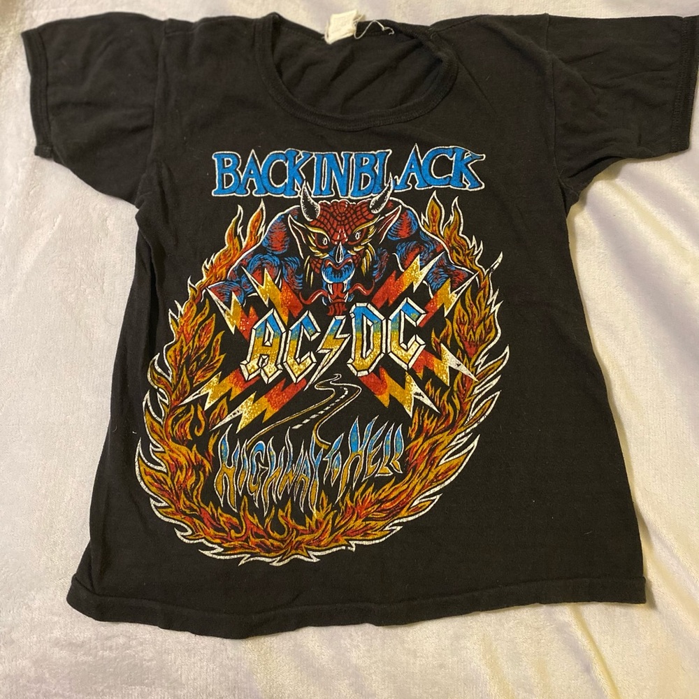 VINTAGE 1980s AC/DC tshirt